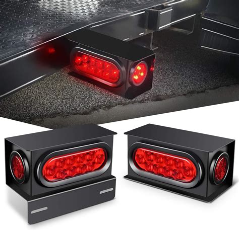 2 hole steel brake and reverse light housing box|Nilight .